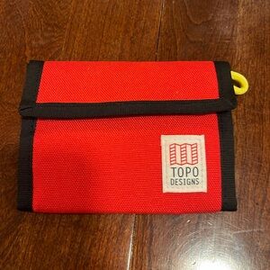 Topo Bi-fold Wallet - Red Ripstop Discontinued